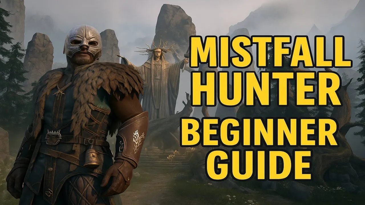 Mistfall Hunter skills and talent assignment UI before deploying into a run